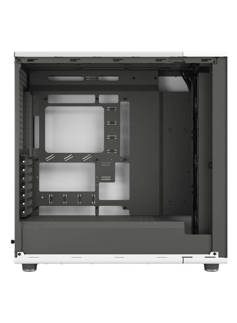 Fractal Design North XL E-ATX Mid Tower Computer Case, Walnut Wood Front Panel, Tempered Glass Side Panel, 3x Aspect 140mm PWM Included, Up to 420mm Radiator, 9x Fans Support, Dust Filters, Type-C, 2x USB 3.0, Chalk White | FD-C-NOR1X-06 - Image 2