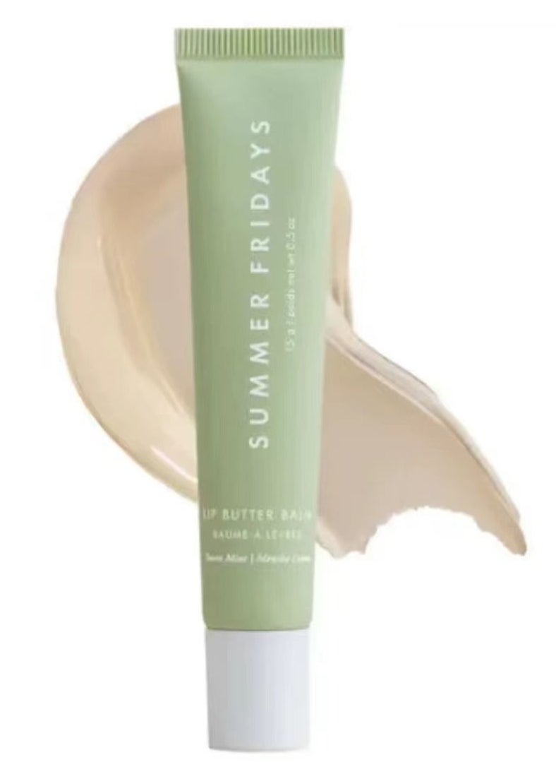 SUMMER FRIDAYS Summer Fridays Lip Butter Balm - Conditioning Lip Mask and Lip Balm for Instant Moisture, Shine and Hydration - Sheer-Tinted, Soothing Lip Care - Sweet Mint (.5 Oz)  - Image 1