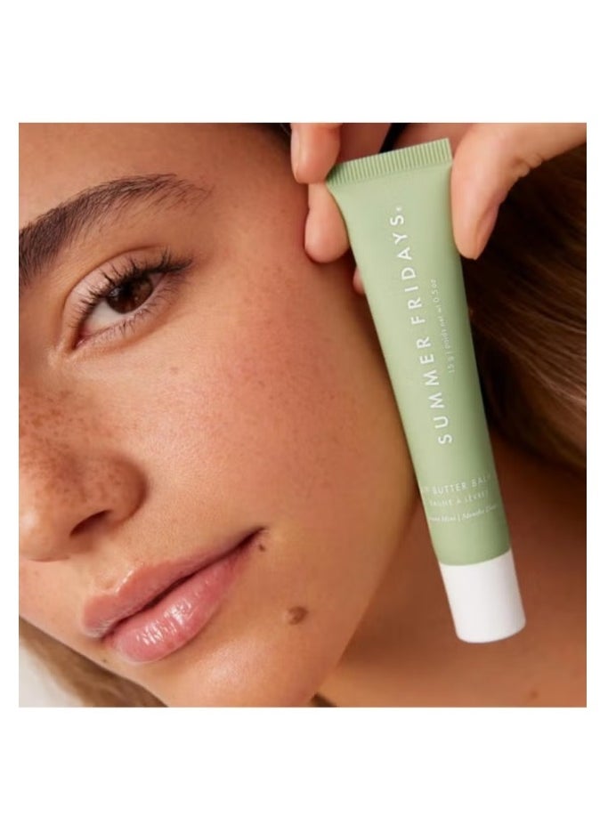 SUMMER FRIDAYS Summer Fridays Lip Butter Balm - Conditioning Lip Mask and Lip Balm for Instant Moisture, Shine and Hydration - Sheer-Tinted, Soothing Lip Care - Sweet Mint (.5 Oz)  - Image 2