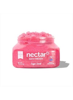 Nectar Bath Treats Sugar Body Scrub Fruit Smoothie 8 oz, Hydrating and Exfoliating Scrub for Nourishing Essential Body Care  - Image 1