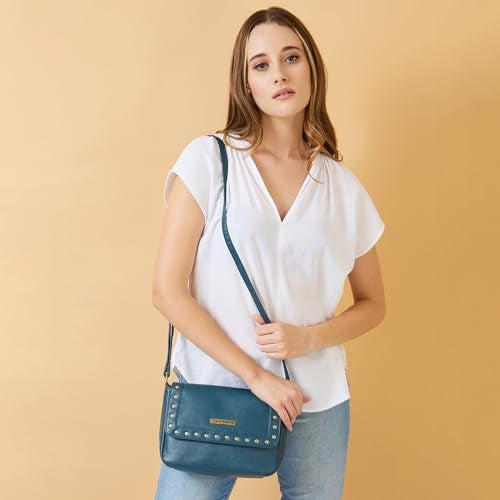 Caprese Women's Sling Bag (Teal) - Image 2