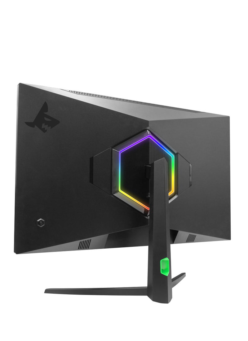 SHARX - SHARX Gaming Monitor 27" (27F200VC), OD 200Hz Refresh Rate, 0.3ms (MPRT) Response Time, Curved VA, FHD, 2.1HDMI, Fixed Stand, RGB Backlight, 3w Speaker, Free Sync, G-Sync Compatible. - Image 1