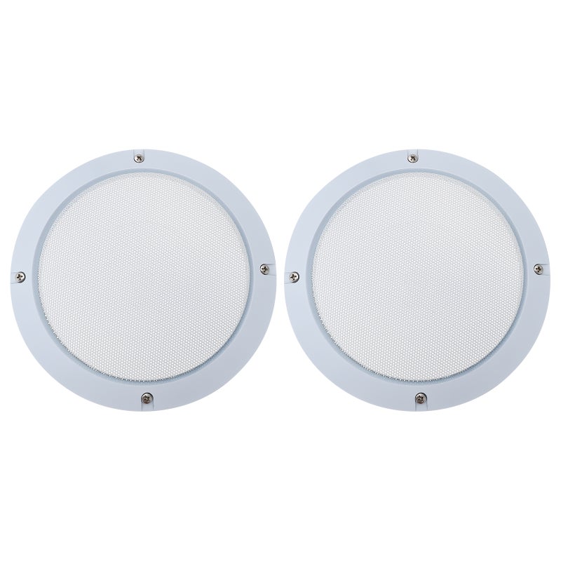 Outdoor Powered Speaker Cover, Durable Metal and ABS Plastic, DIY Speaker Decorative Ring - Image 1