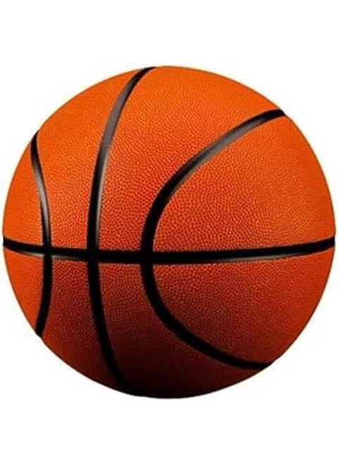 Rubber basketball ball for basketball courts (multi-colored and shaped)