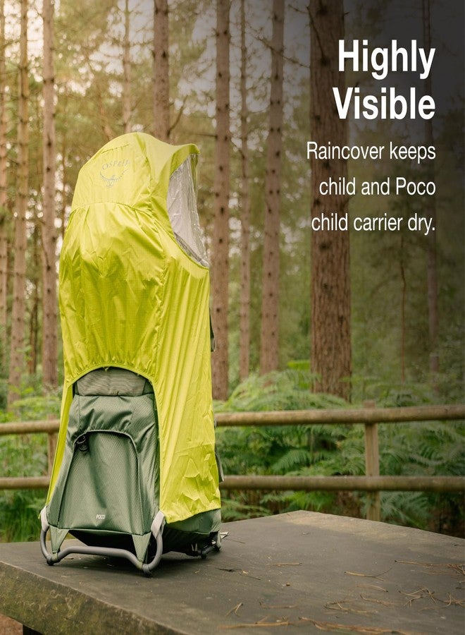 Osprey Poco Child Carrier Raincover, Limon - Image 3