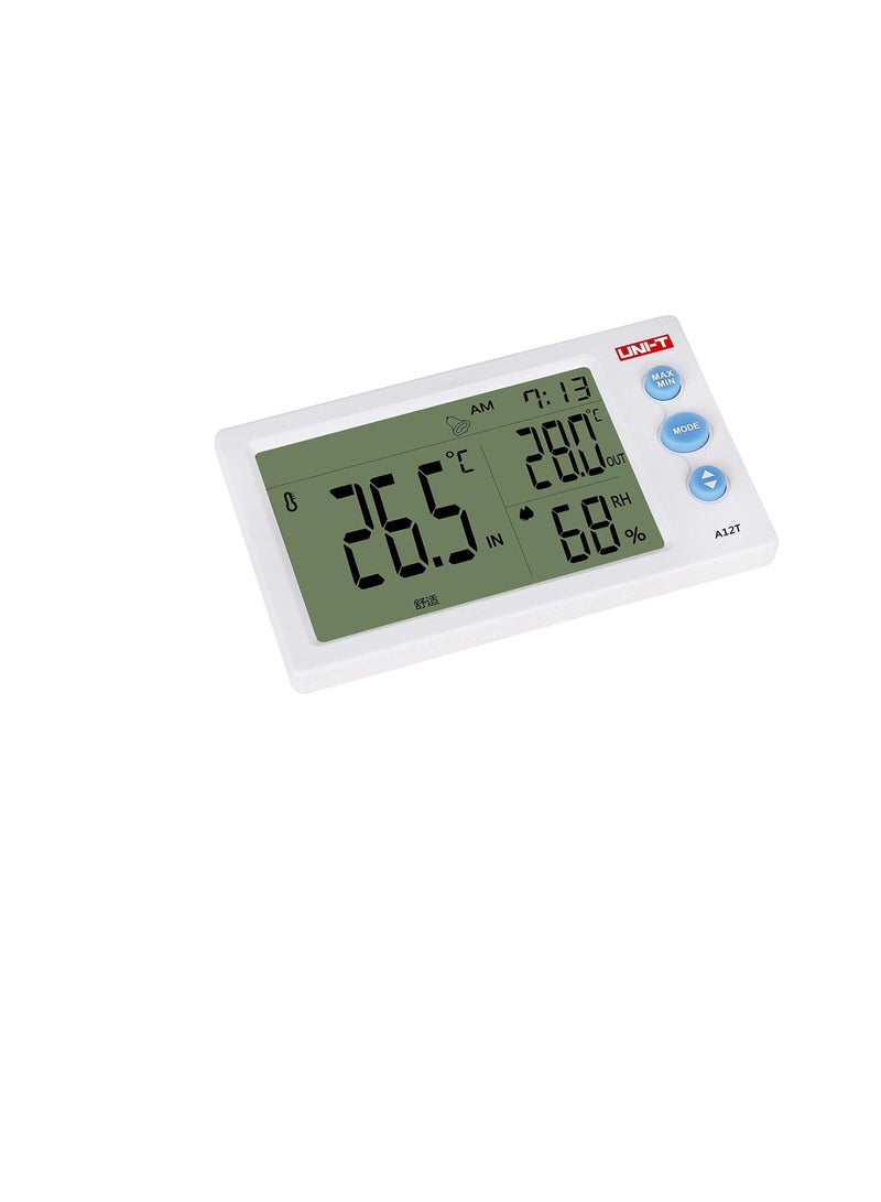 UNI-T UNI-T A12T(CE) Portable Mini Temperature & Humidity Meter - Indoor/Outdoor  - Image 2