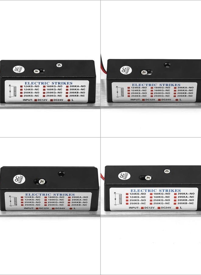 QWORK Electric Door Strike Lock, 12VDC, Fail-Safe/Fail-Secure, Heavy Duty Power Door Crash Lock for Access Control System, 2 Pack - Image 2