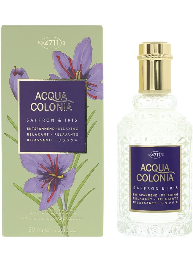 4711 Acqua Colonia Saffron And Iris Eau De Cologne Spray 50Ml - Image 1