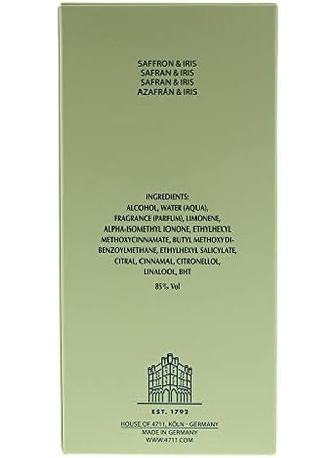 4711 Acqua Colonia Saffron And Iris Eau De Cologne Spray 50Ml - Image 3