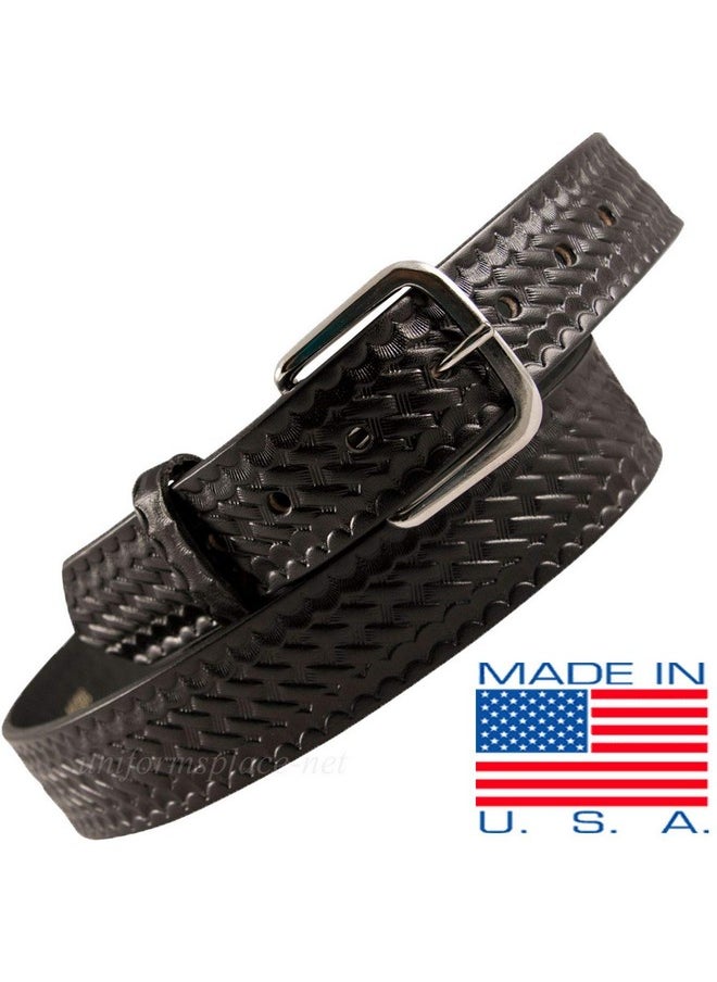 بوسطن ليذر - حزام Boston Leather مقاس 1 1/2 Off Duty من American Value Line، أسود، 6606-1-38 - Image 1