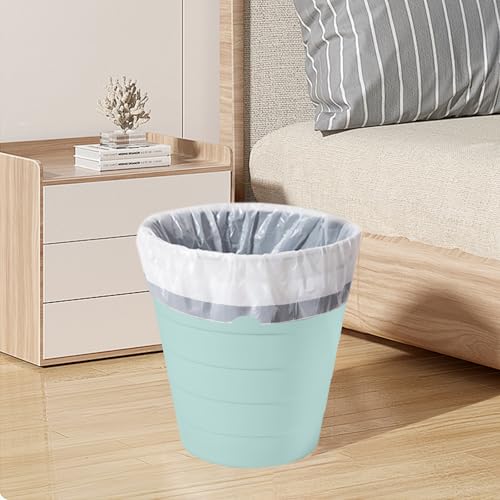 ZXJ Small Trash Can - Round Waste Basketbin - 2 Gallon - Green - Bathrooms, Laundry Room, Kitchens, Offices - Image 5
