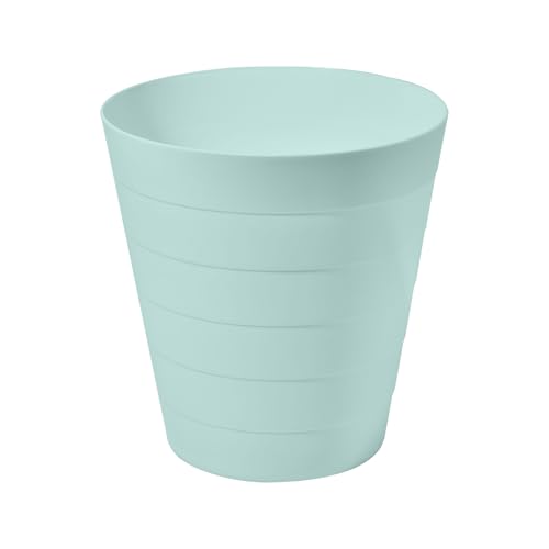 ZXJ Small Trash Can - Round Waste Basketbin - 2 Gallon - Green - Bathrooms, Laundry Room, Kitchens, Offices - Image 1