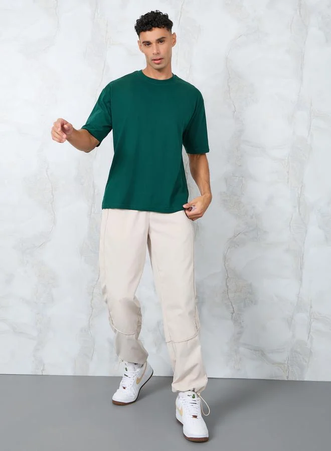 ستايلي Styli Unleash Your Potential Slogan Oversized T-Shirt