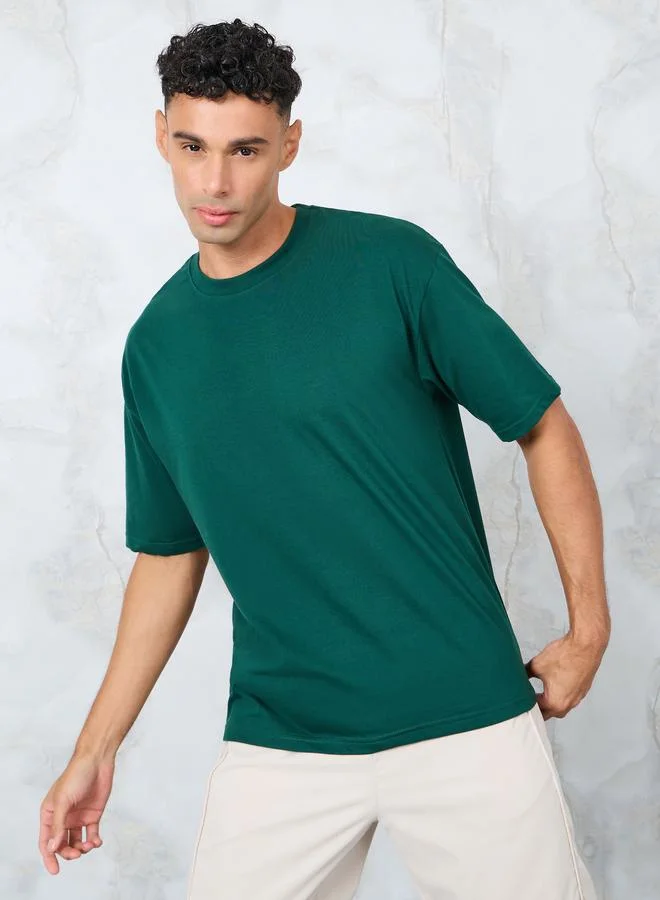 Styli Styli Unleash Your Potential Slogan Oversized T-Shirt