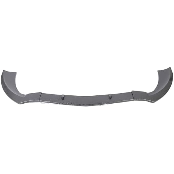banapoy Front Bumper Lip Spoiler, 3Pcs Car Front Bumper Lip Splitter Body Kit for CLA Class C117 X117, Automotive Lip Chin Splitter, Front Lip Spoiler Diffuser Remplacement, Auto Parts (Bright Black) - Image 2