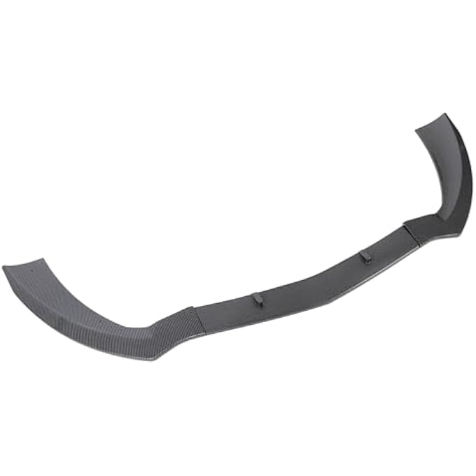 banapoy Front Bumper Lip Spoiler, 3Pcs Car Front Bumper Lip Splitter Body Kit for CLA Class C117 X117, Automotive Lip Chin Splitter, Front Lip Spoiler Diffuser Remplacement, Auto Parts (Bright Black) - Image 1