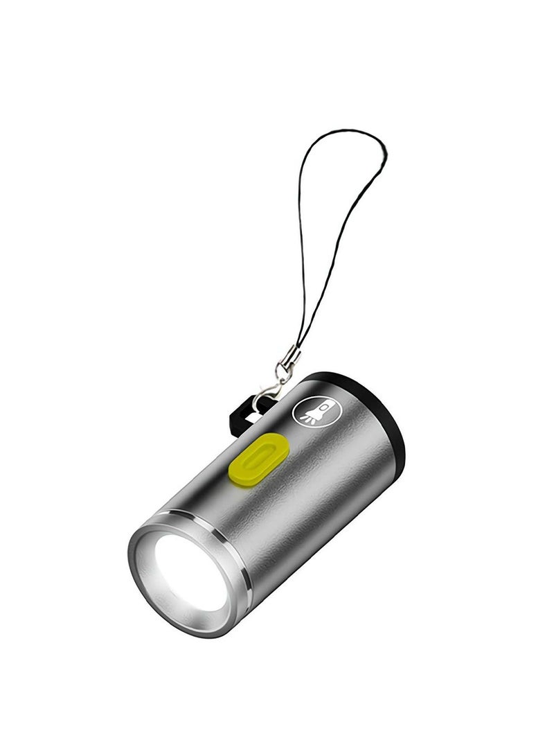 Small Outdoor Led Flashlights Type-c Potable Rechargeale Mini Camping Searchlight Durable Waterproof Flashlight for Hiking - Image 1