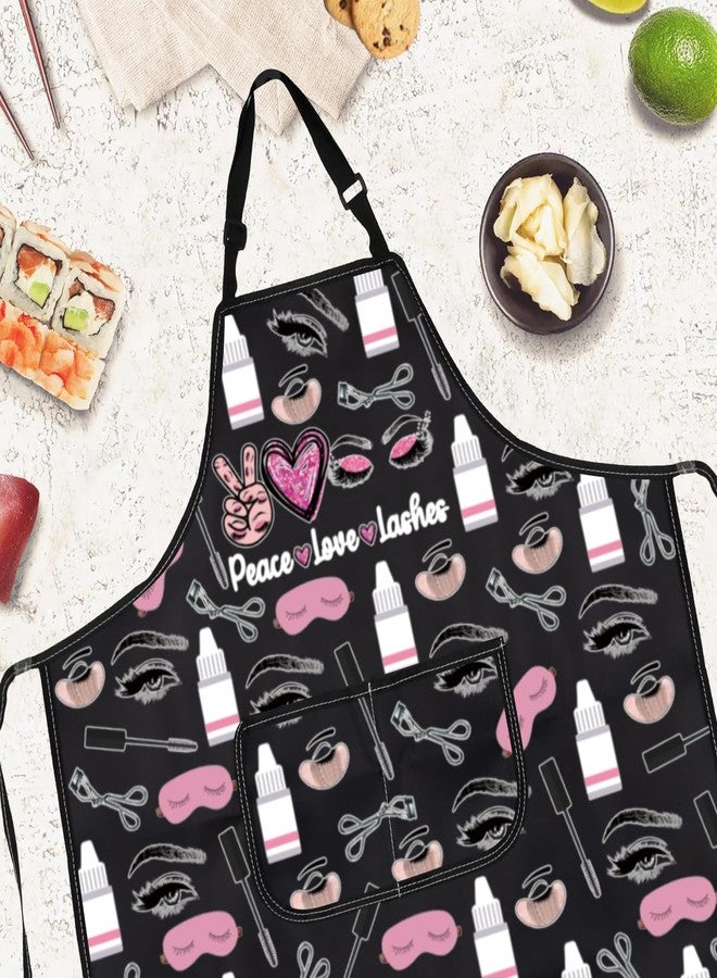Gzrlyf Lash Tech Apron Beautician Eyelashes Artist Gift Lash Boss Lashes Gift Esthetician Gifts Lash Artist Apron (Lashes apron) - Image 3