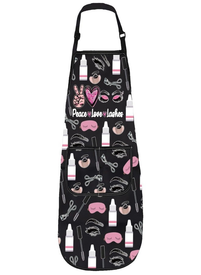 Gzrlyf Lash Tech Apron Beautician Eyelashes Artist Gift Lash Boss Lashes Gift Esthetician Gifts Lash Artist Apron (Lashes apron) - Image 1