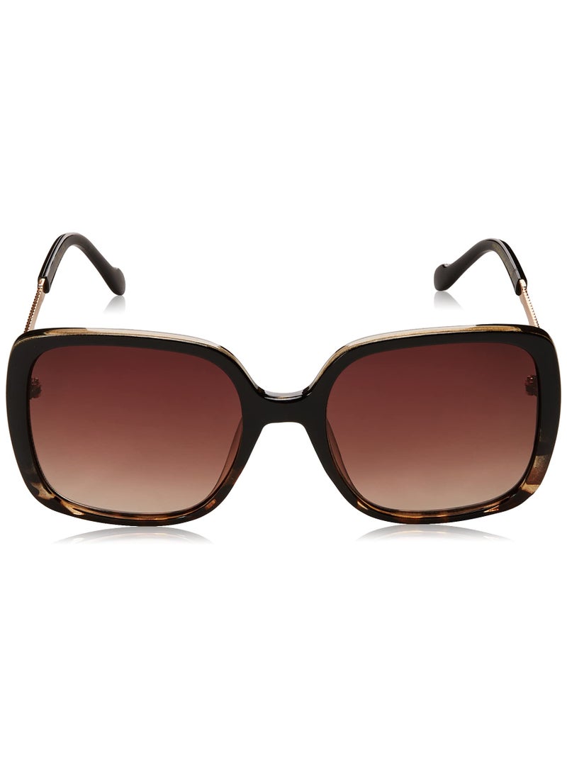 Jessica Simpson Jessica Simpson Women's J5715 Oversized Square Sunglasses with Metal Temple and UV400 Protection - Glamorous Sunglasses for Women, 65mm  - Image 2
