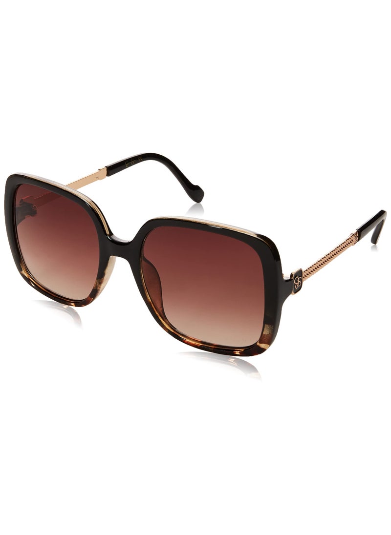 Jessica Simpson Jessica Simpson Women's J5715 Oversized Square Sunglasses with Metal Temple and UV400 Protection - Glamorous Sunglasses for Women, 65mm  - Image 1