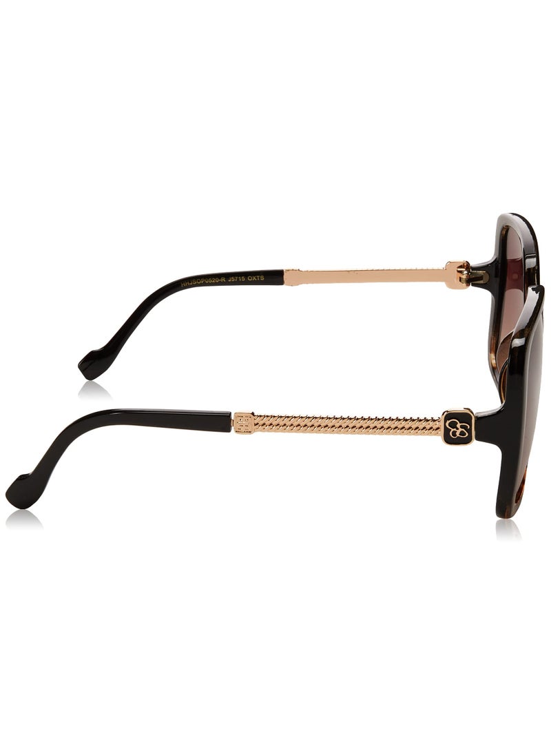 Jessica Simpson Jessica Simpson Women's J5715 Oversized Square Sunglasses with Metal Temple and UV400 Protection - Glamorous Sunglasses for Women, 65mm  - Image 3