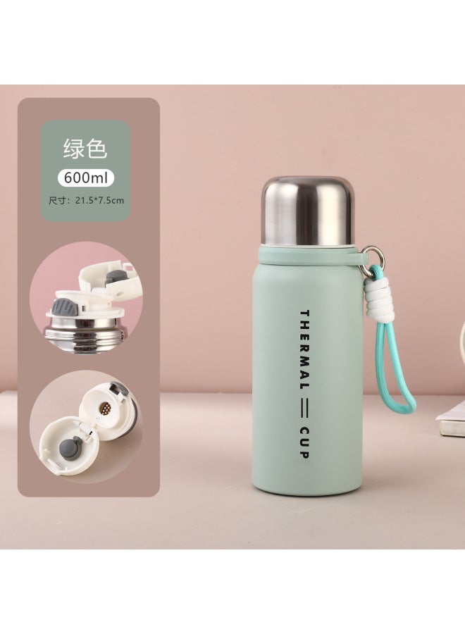 New Bullet Bounce Water Cup 316 Stainless Steel Vacuum Insulation Cup Large Capacity Portable Suction Cup With Lifting Rope