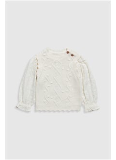 mothercare سترة 2 في 1 كريمية  - Image 1