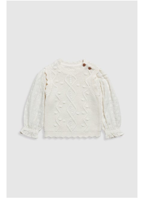 Cream 2-in-1 Jumper