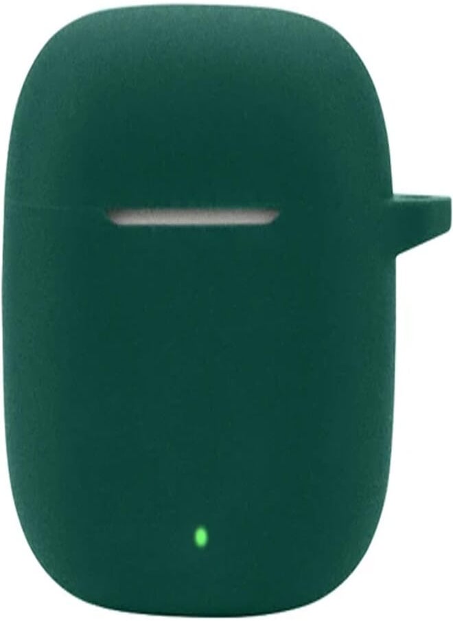 CoverZone Coverzone Huawei FreeBuds SE 2 Compatible Earphone Case Shockproof Silicone Soft Protective Dust and Dirt Protection Compatible with Huawei FreeBuds SE 2 (Dark Green) 