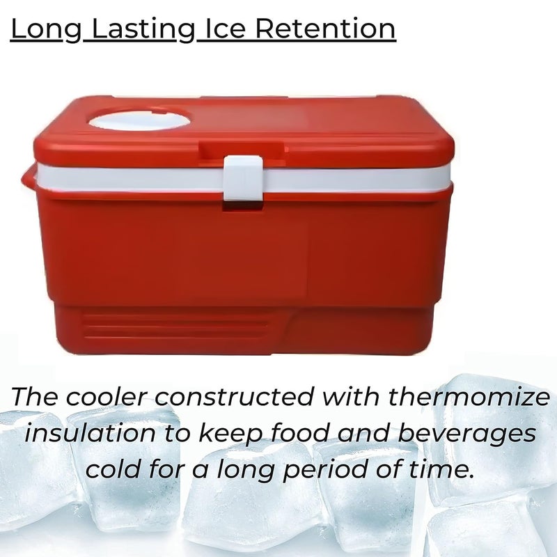 Cyrox Travel Picnic Party Bar Chiller Ice Box Ice Cubes Cold Drinks Medical Purpose Storage Insulated Ice Box 50 LTR 1Pcs - Image 2