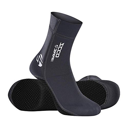 Skyone Neoprene Socks Diving Scuba Socks Wetsuit Fin Booties for Men Women, 3MM Surfing Sock Thermal Flexible Anti Slip for Swimming - Image 1