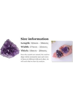 SUNYIK SUNYIK Natural Amethyst Quartz Crystal Cluster, Druzy Geode Specimen Gemstone Sculpture Sphere  - Image 3