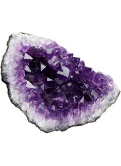 SUNYIK SUNYIK Natural Amethyst Quartz Crystal Cluster, Druzy Geode Specimen Gemstone Sculpture Sphere  - Image 1