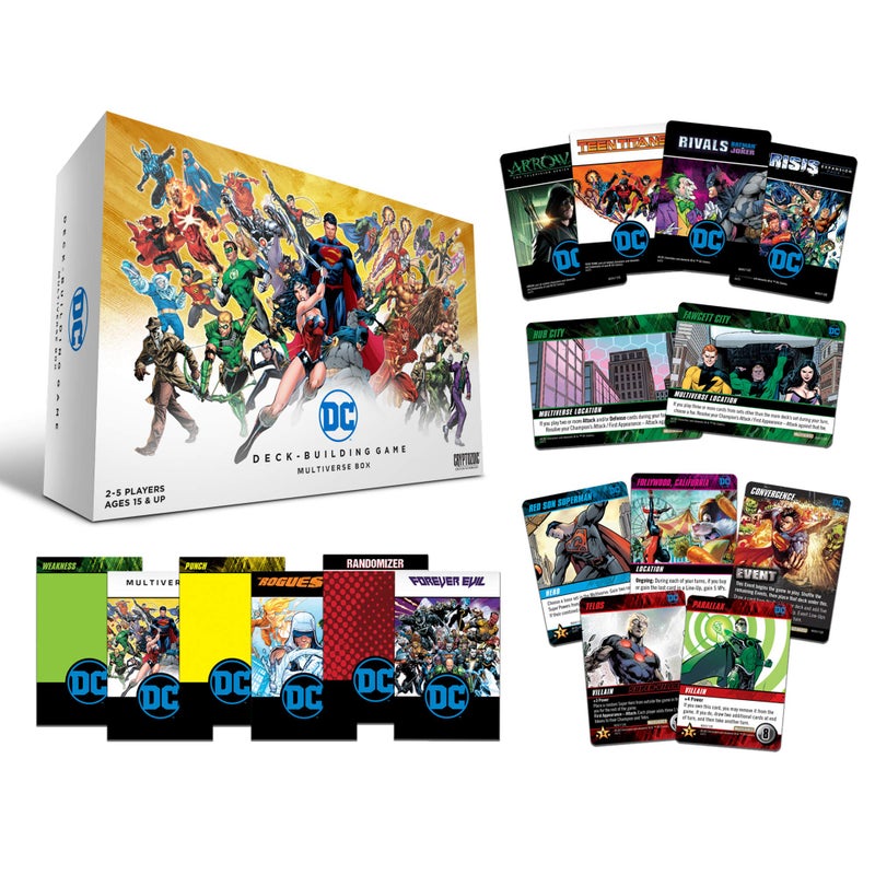 CRYPTOZOIC ENTERTAINMENT DC DeckBuilding Game Multiverse Box - Image 3