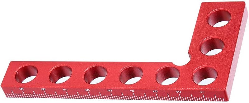90 Degree Positioning Square Right Angle Ruler 100mm Aluminum Alloy Corner Clamp for Woodworking Cabinets Picture Frames - Image 3