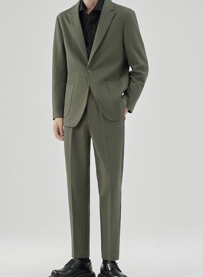 Shougu Casual And Versatile Loose-fitting Suit Sets - Image 2