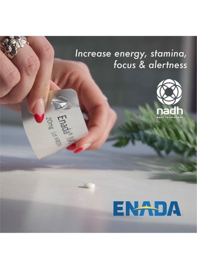 ENADA 20 X Nadh Supplement | Boost Energy, Mental Focus, Stamina | Support Fatigue, Cell Regenerator | 20Mg Nadh 30 Lozenges (1 Per Serving) | Natural Energy Supplements For Women And Men - Image 4