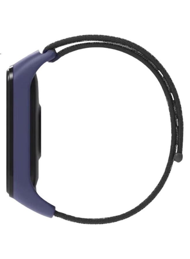 KMaxAI حزام ضفيرة متوافق مع Xiaomi Band 9/8/Nfc، سوار ذكي، حزام ساعة ضفيرة نايلون، حزام معصم بديل بحلقة رياضية، دوبامين، أسود عميق - Image 2