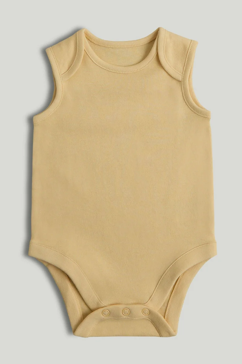mothercare 5 Pack My First Sunshine Sleeveless Bodysuits