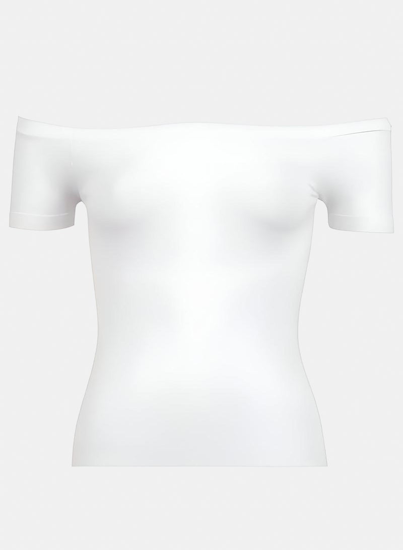 Silvy Lycra Nancy Half Sleeves Off Shoulder Top - Image 2