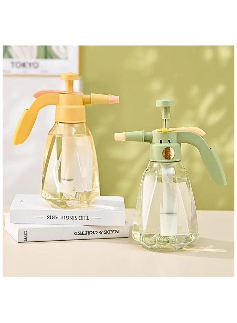 زجاجة رذاذ للنباتات، رذاذ نباتي مضغوط سعة 1.5 لتر مع مضخة علوية وفوهة قابلة للتعديل، بخاخ مياه للحديقة بمضخة يدوية للنباتات الداخلية/الخارجية وزهور الحديقة (أخضر) - Image 4