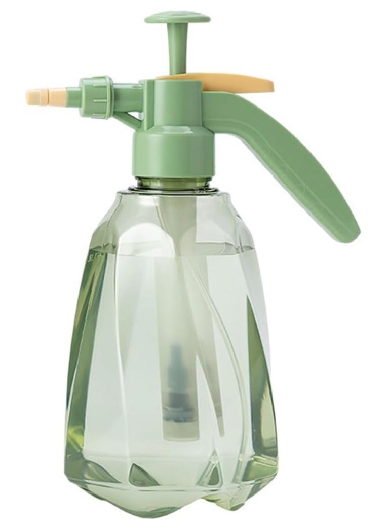 زجاجة رذاذ للنباتات، رذاذ نباتي مضغوط سعة 1.5 لتر مع مضخة علوية وفوهة قابلة للتعديل، بخاخ مياه للحديقة بمضخة يدوية للنباتات الداخلية/الخارجية وزهور الحديقة (أخضر) - Image 2