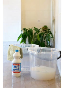 Biedda Transparent Water Bucket Without Lid 13 Liter Transparent Cleaning Bucket Without Lid Bucket Premium Cleaning Bucket  - Image 2