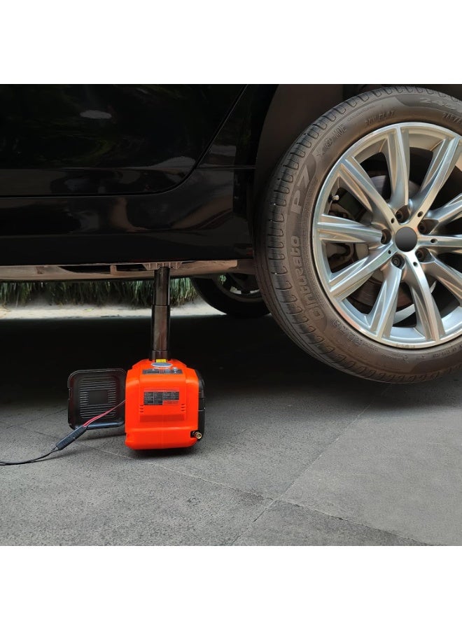 توبيز رافعة أرضية كهربائية هيدروليكية للسيارات بتيار مستمر سعة 5 أطنان من توبي مزودة بمصباح LED - مجموعة أدوات إصلاح السيارات والمركبات للمرآب ومعدات الطوارئ - Image 3