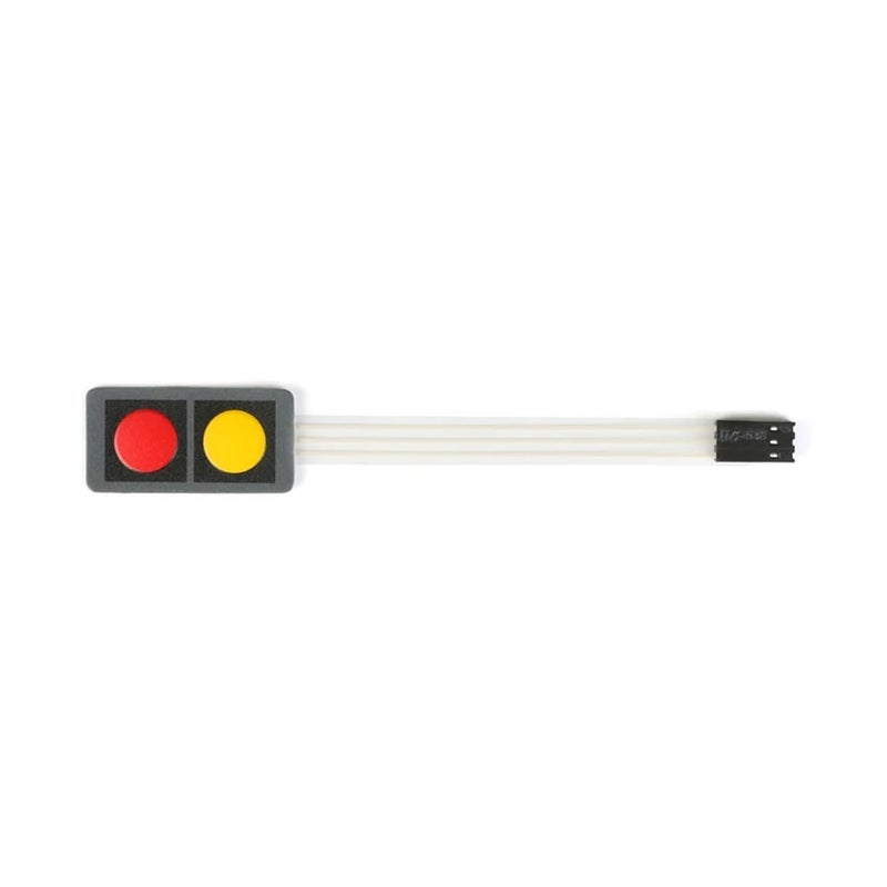 1 * 2 3 4 5 مفتاح غشاء رئيسي 3 * 4 لوحة مفاتيح مصفوفة 4X5 مع 1X6LED (أخضر) - Image 1
