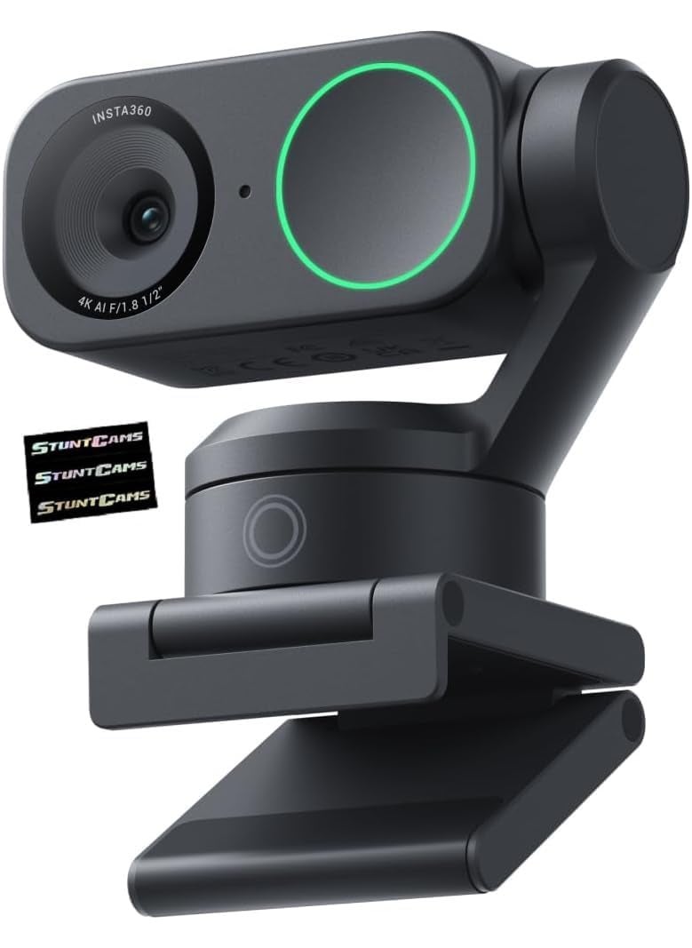 Insta360 Insta360 Link 2 4K Ultra HD 2Axis Gimbal AIPowered Webcam  - Image 1