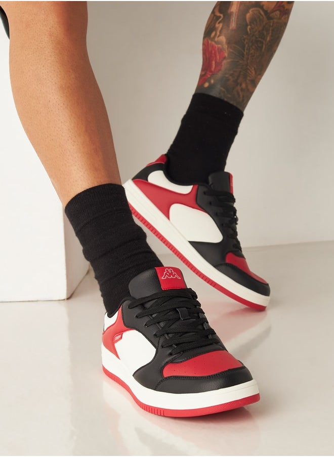 Kappa Mens Colourblocked Sneakers with Lace-Up Closure  - Image 2