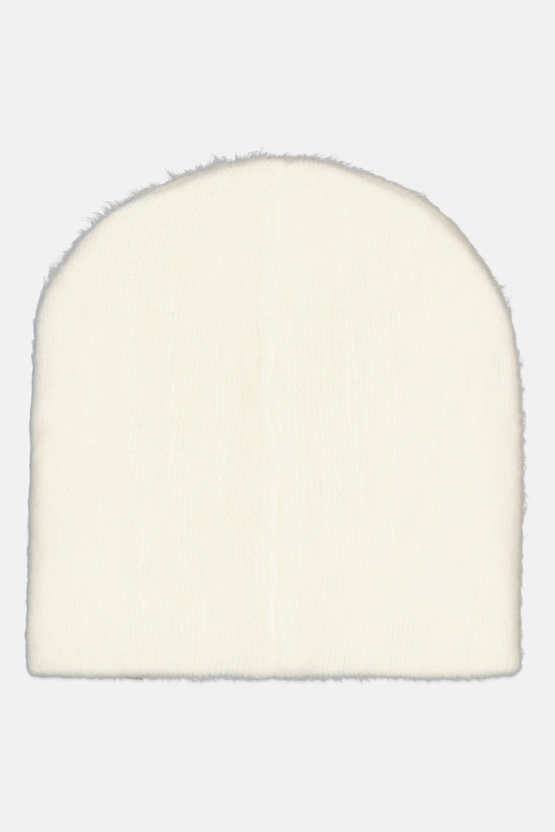 Body Glove Women Brand Logo Beanie Cap, Ivory  - Image 2