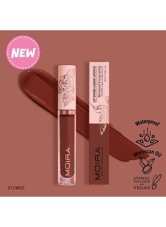 moira أحمر شفاه سائل ليب ديفاين (013، الأكثر) - Image 2